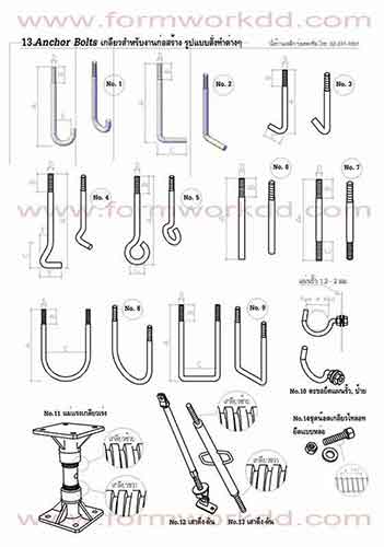 13. เจโบลท์ แอลโบลท์ ANCHOR BOLT JBOLT