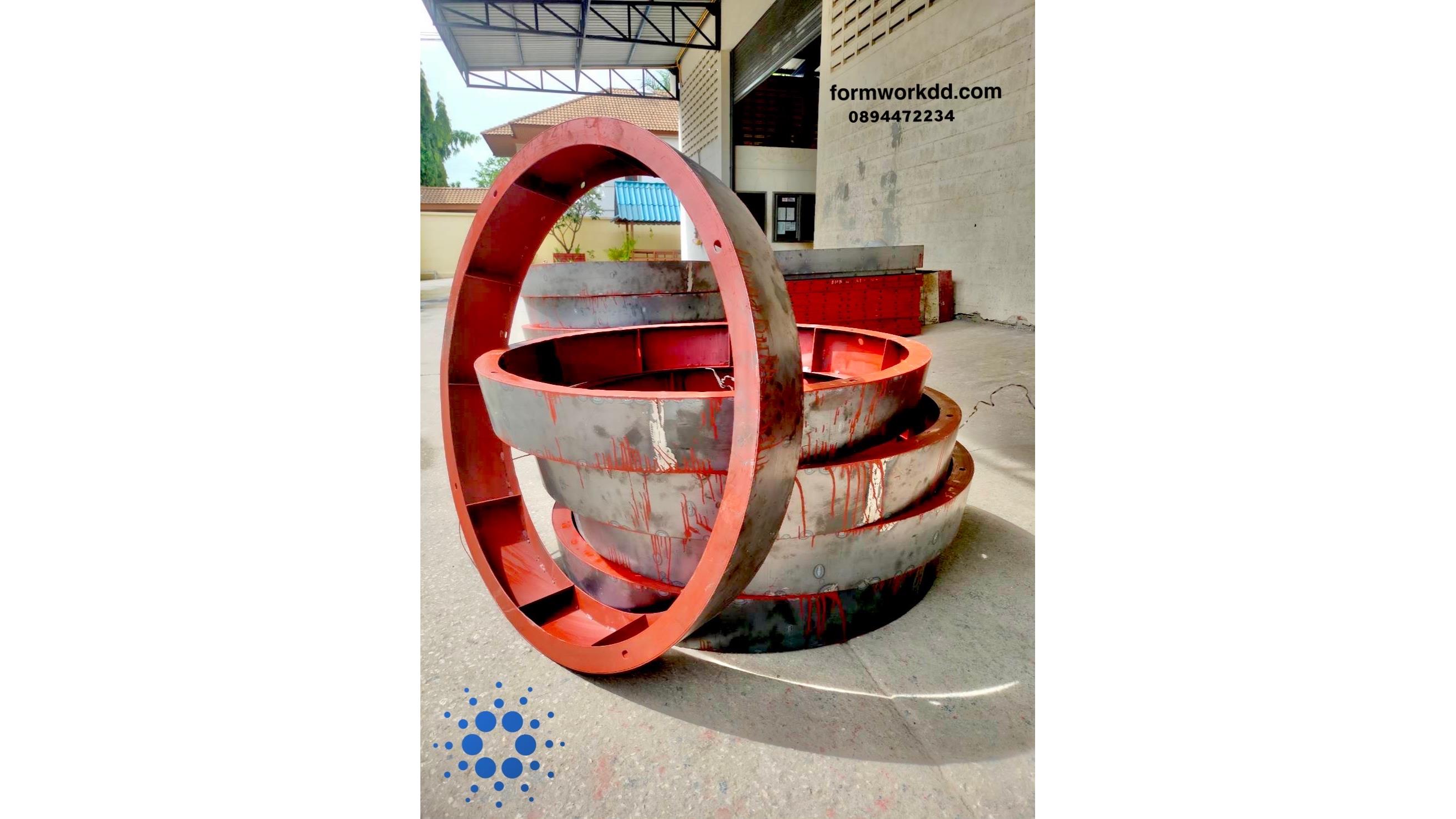 วงท่อ1เมตร วงกลมท่อ1เมตร บล็อครูท่อ